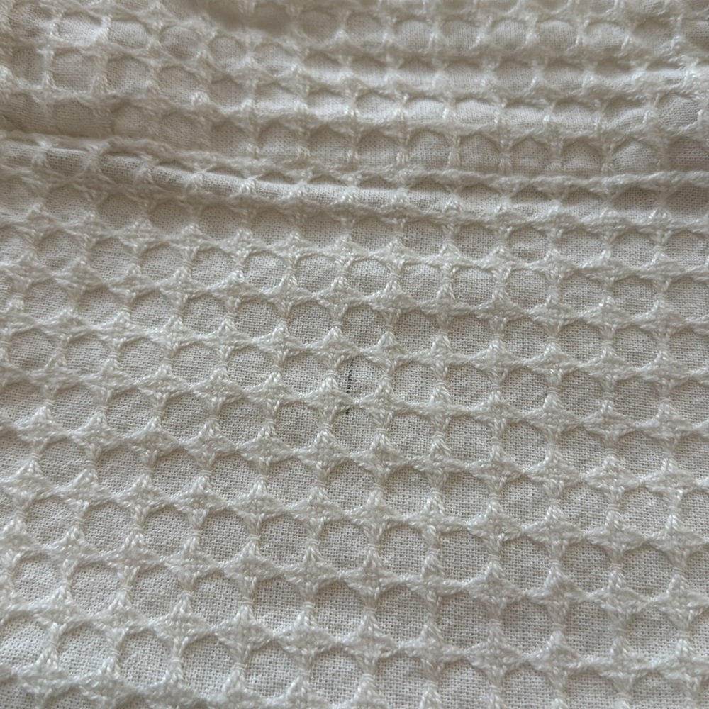 Threshold Cream Textured Valance Curtains - Picture 10 of 11
